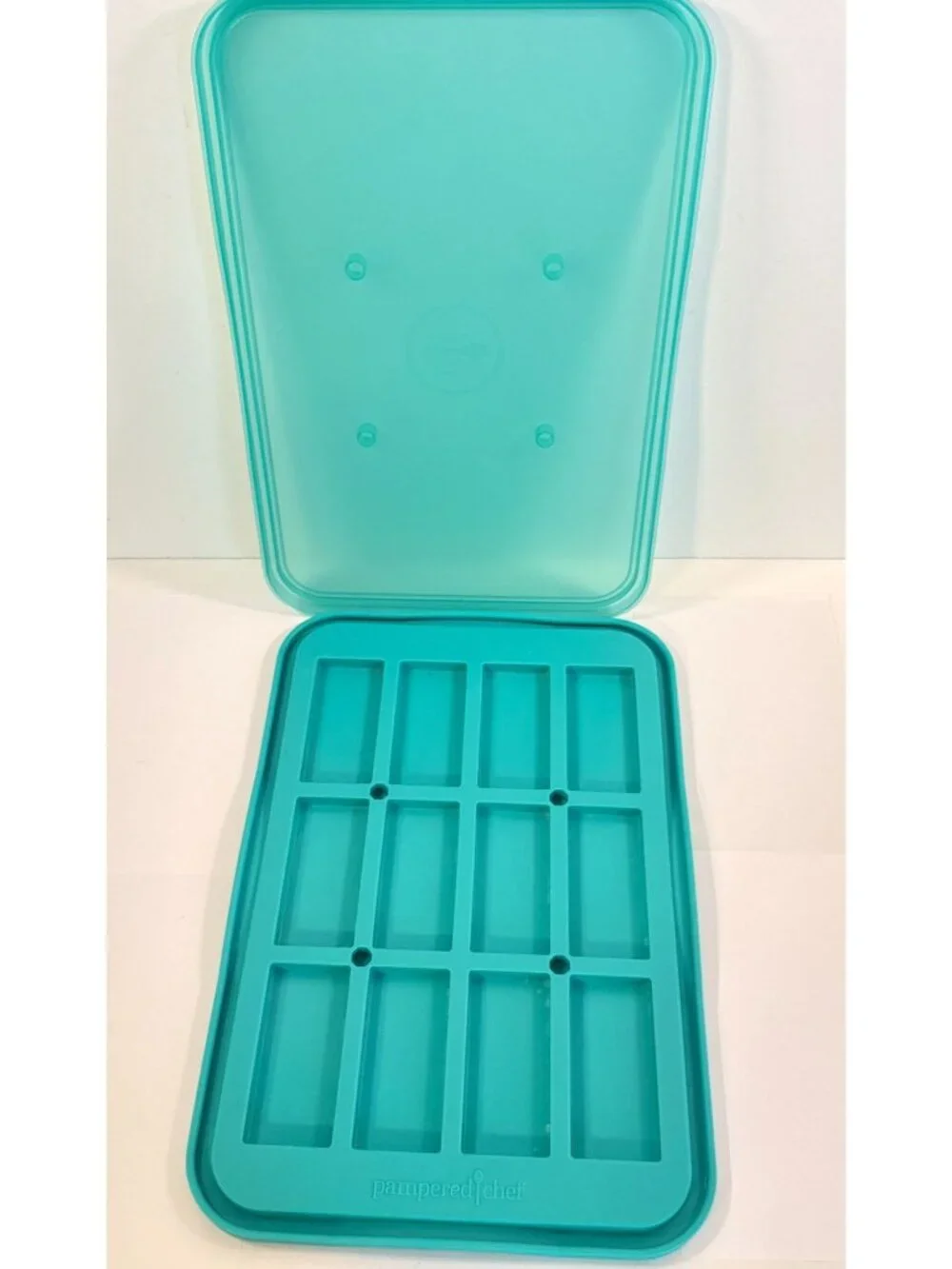 Pampered Chef Snack Bar Maker with Lid Granola Candy Bars Lightly Used